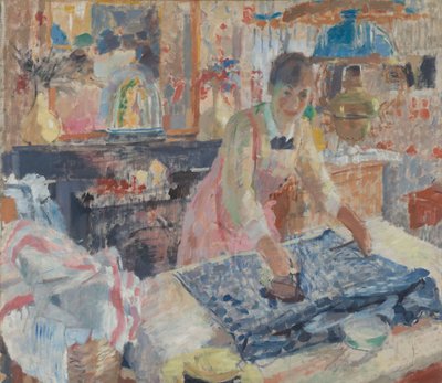 Une femme en train de repasser - Rik Wouters