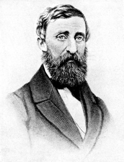Henry David Thoreau, écrivain naturaliste américain, 1923 - Rischgitz Collection