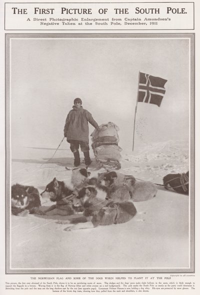 La première photo du pôle Sud - Roald Engelbergt Gravning Amundsen