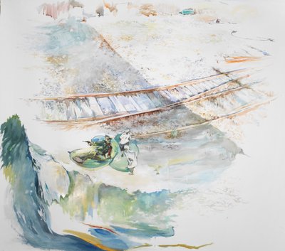 Hors des rails, recadrée, 2023 - Rob D Davies