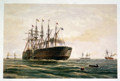 Le Great Eastern en route, 23 juillet - Robert (after) Dudley