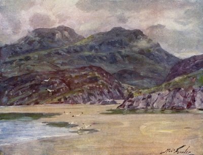 Une côte solitaire près de Penrhyn Deudraeth - Robert (after) Fowler