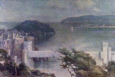 Conway depuis Benarth, tôt le matin - Robert (after) Fowler