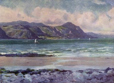 Vue lointaine de Penmaenmawr, lumière du matin - Robert (after) Fowler