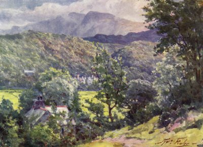Dans les bois, Farchynys, estuaire de Barmouth - Robert (after) Fowler