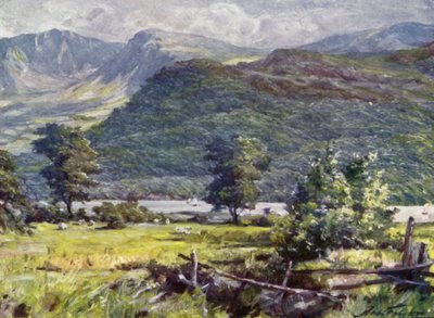 Vue de Cader Idris - Robert (after) Fowler