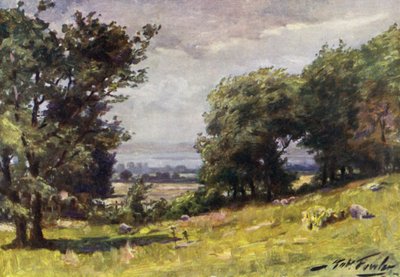 Jour venteux, près de Llanrug - Robert (after) Fowler