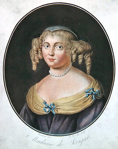 Portrait de Madame de Sévigné - Robert (after) Nanteuil