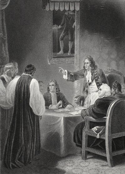 Les évêques devant le Conseil privé - Robert (after) Smirke
