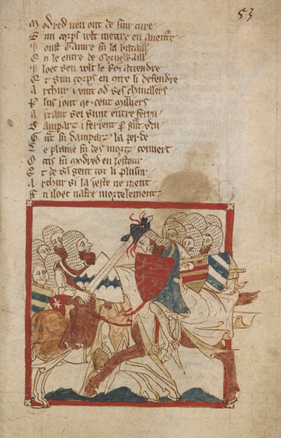 Arthur mortellement blessé, illustration de 