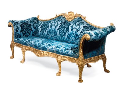 Un canapé doré George III - Robert Adam