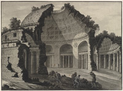 Fantaisie architecturale des ruines d