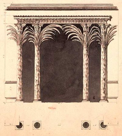 Design pour une alcôve - Robert Adam