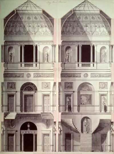 Portman Square, Home House, par Robert Adam (1728-92) - Robert Adam