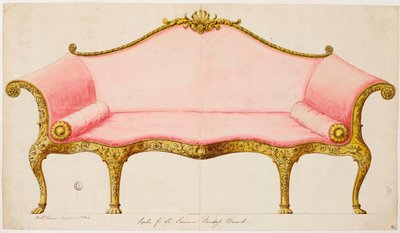 Canapé pour Sir Lawrence Dundas - Robert Adam