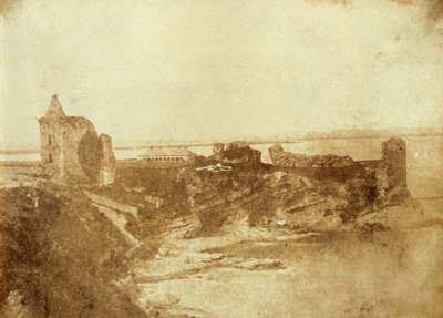 Gravure du château de St. Andrews à Fife, Écosse. Du J. Paul Getty Museum - Robert Adamson