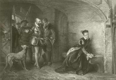 La princesse Élisabeth dans la tour - Robert Alexander Hillingford