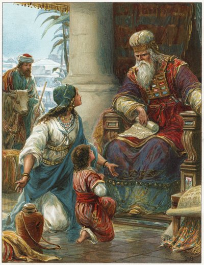 Hannah amenant Samuel à Eli - Robert Ambrose Dudley