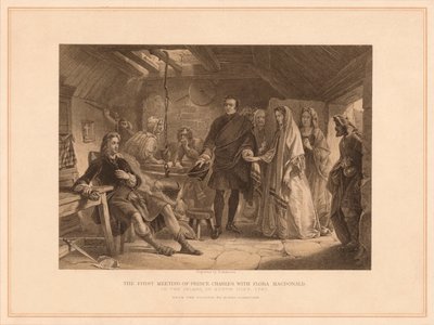 La première rencontre du prince Charles avec Flora Macdonald, 1747, 1878 - Robert Anderson