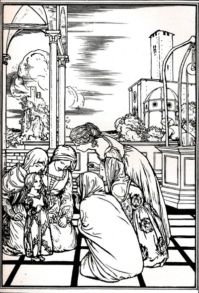 Une illustration de La Tempête, 1901 - Robert Anning Bell