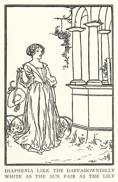 Diaphenia comme la jonquille, blanche comme le soleil, belle comme le lys - Robert Anning Bell