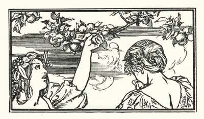 Illustration pour les Poèmes de John Keats - Robert Anning Bell