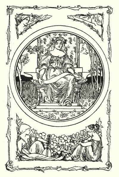 Illustration pour Poèmes de John Keats - Robert Anning Bell