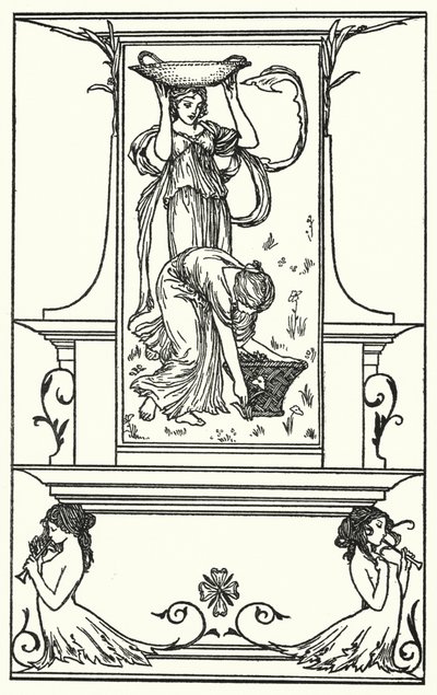 Illustration pour Poèmes de John Keats - Robert Anning Bell