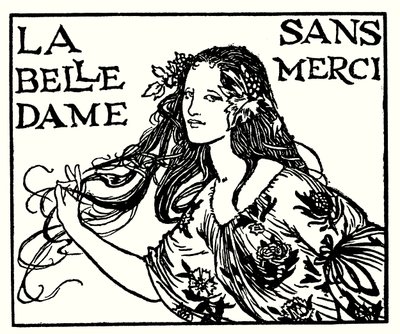 Illustration pour les Poèmes de John Keats : La Belle Dame Sans Merci - Robert Anning Bell