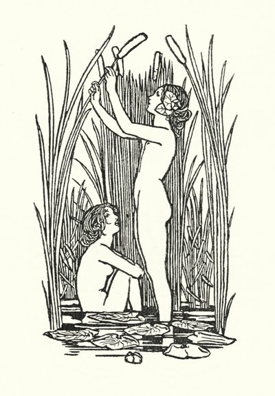 Illustration pour les poèmes de John Keats : Lamia - Robert Anning Bell
