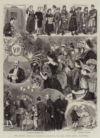 Carnaval maçonnique du jubilé des enfants à la mairie de Reading - Robert Barnes