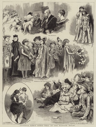 Bal costumé pour enfants à la Mansion House - Robert Barnes
