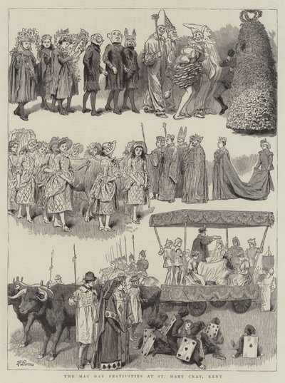 Les festivités du 1er mai à St Mary Cray, Kent - Robert Barnes