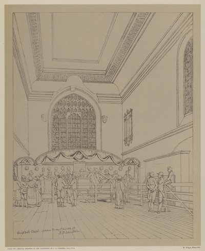 Chapelle de Guildhall, Londres - Robert Blemell (after) Schnebbelie