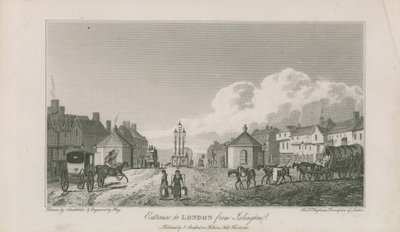 Entrée de Londres depuis Islington - Robert Blemell Schnebbelie