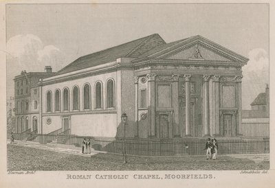 Chapelle catholique romaine à Moorfields - Robert Blemell Schnebbelie
