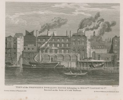Vue de la brasserie et de la maison d