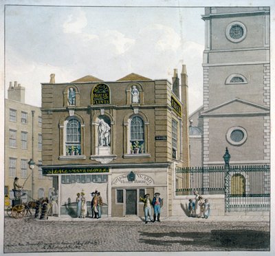 Maison Aldgate, Aldgate High Street, Londres, 1815 - Robert Blemmell Schnebbelie