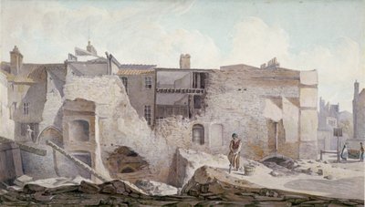 Vue des ruines d