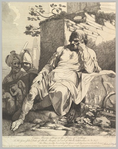 Caius Marius sur les ruines de Carthage, 20 janvier 1782 - Robert Blyth