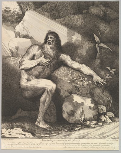 Nabuchodonosor retrouvant sa raison, 20 octobre 1782 - Robert Blyth