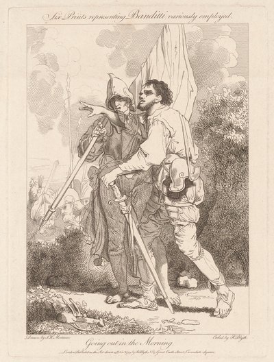 Sortie du matin - Robert Blyth, after John Hamilton Mortimer