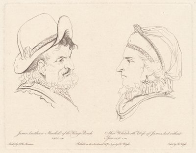 James Smithson et Alice Whitworth - Robert Blyth, after John Hamilton Mortimer