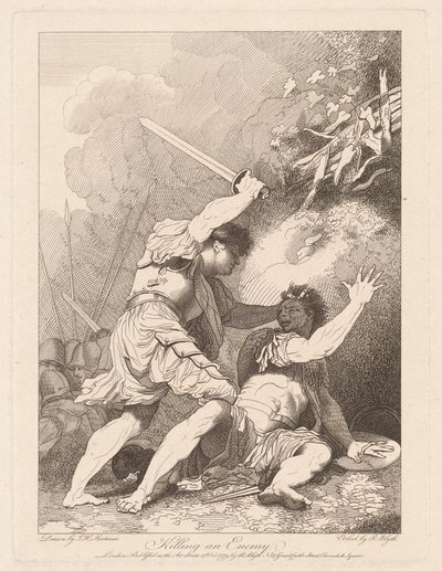 Tuer un ennemi - Robert Blyth, after John Hamilton Mortimer