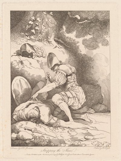 Dépouillant les morts - Robert Blyth, after John Hamilton Mortimer