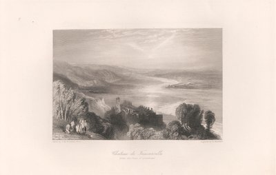 Château de Tancarville, avec la ville de Quilleboeuf - Robert Brandard