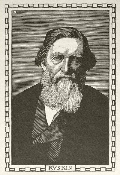 John Ruskin, écrivain anglais, critique d