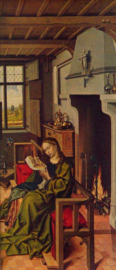 Aile de retable Santa Barbara, 1438, vers 1934 - Robert Campin