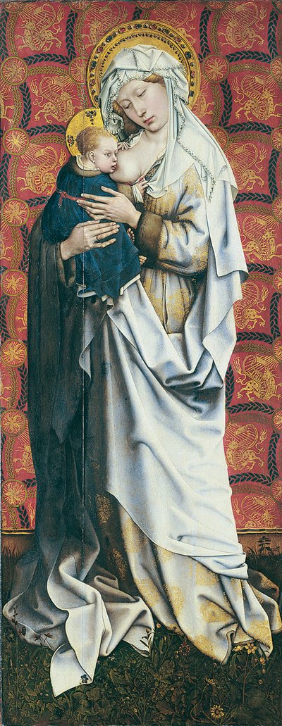 Les Panneaux de Flémalle : Vierge allaitant l