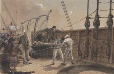 Épissure du câble après le premier accident à bord du Great Eastern, 25 juillet 1865, 1865-66 - Robert Charles Dudley